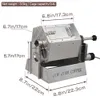 ICZW Type de tambour de torréfacteur de café à gaz électrique en acier inoxydable adapté à un usage domestique et commercial 3,4 litres
