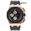 Designer polshorloge AP polshorloge Royal Oak Offshore 26400RO 44 mm roségouden keramische tijdcodehorlogeset