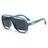 lunettes de soleil design femmes lunettes de soleil pour hommes lunettes de soleil de luxe personnalité lunettes de soleil creuses lunettes de soleil de sports de plein air mode lunettes une pièce 3908 noir bleu