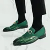 Casual Shoes Plus Size Mäns loafers Brand Suede Leather Vintage Slip-On Classic Men Driving Wedding Man Dress Moccasins