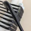 CGB Max Golf Irons Set 9 PCS (4,5,6,7,8,9, P, A, S) eller individuella golfjärn 7 för män till högerhandsgolfare - (flex -vanlig) svart