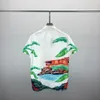 23SS Mens Designers Tracksuit Set Luxury Classic Fashion Hawaiian Shirts Tracksuits Pineapple Print Shorts Short Shirt Short Sleeve Suit #031