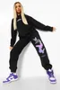 Official Collection Butterfly Tracksuit Womens Sportswear Set Autumn Winter Suits on Fleece Tracksuits Hoodie and Pan