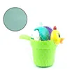 Sand Play Water Fun 4 Pcs Baby Bathroom Toys Beach Toys Set Baby Bath Toys Baby Swimming Duckling Shampoo Cup Shower Beach Children Toys 240321