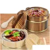 Serviessets Vat Rijst Tofu Kom Huishoudelijk Vat Unieke Emmer Duurzaam Houten Praktisch Creatief Sushi Containers Drop Delivery Ho Ot3Ln
