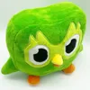 Duo Dolls Green Duolingo Owl Plush Doll Figurine Mascot 230823 Oscih