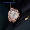 Tourbillon AP Wrist Watch Epic Royal Oak Time 26320or Mens Watch 18K Rose Gold Automatic Mechanical Sports Watch World Famous Watch Full Set With Diameter 41mm