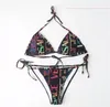 Sexy Women Designers Bikini zestawy bikinis na czysty pasek kształt stroju kąpielowego panie Kąciki Kąciki Swimowe Zużycie na plażę Kobieta kąpielowe bikedyk mieszane marki SAMPEAR11