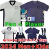 2024 Euro Cup Englands Football Shirt Bellingham Rashford Kane Soccer Jersey Team Home White Away Purple Men Kid Kit Training Saka Rice Foden Football Jerseys 53 64