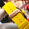 Berömd fancy watch RM Wristwatch Series RM011 Yellow Ceramic Limited Edition Fashion Leisure Sports Wrist