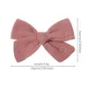 Hair Accessories 1-5PAIRS Boutique Hairpin Not Easy To Scratch Sweet Printed Bow Childrens Headwear Pari Smooth