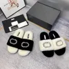 Het ny stil tazz tozzs sandal casual skor inomhus mule designer nallebjörn mens vinter kanal lyxys päls slide päls varma kvinnor loafer sandale skjutreglage grossist