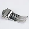 16 18 20mm Watch Band Rem Buckle Implementering Clasp Silver Högkvalitativ rostfritt stål Presenttagg287h