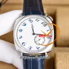 American 1921 82035 A4400 Автоматические мужские часы TWF 40 мм Стальной корпус Белый циферблат Синий кожаный Super Edition Wathes Puretimewatch Reloj Hombre Montre Hommes PTVC f2