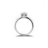 Кольца кластера, высокое качество, осеннее серебро 925 пробы, ювелирные изделия, сверкающее кольцо с короной, кольцо из стерлингового серебра для женщин, Anillo, модное Memnon