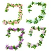 Decorative Flowers Artificial Vine Holiday Wreath Leaves Plants Garland Flower