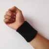 Handledsstöd bomull svettband fuktig wicking atletisk friskt tyg armband för tennis basket som kör gym