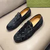 Designer Loafers Heren Loafers Echt leer Schoenen Heren Gedrukt Mule Ronde Neus Loafers Mule Mode Zakelijke Schoenen maat 38-45 3.20 05