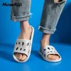 Slippers Zomer Cloud Vrouwen Mannen Slippers Strand Sandalen Badkamer Antislip Slides Indoor Huis Schoenen Man Slipper H240322