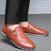 Sıradan Ayakkabı Bahar Sonbahar Vahşi İngiltere Erkekler Erkekler Gençlik Su geçirmez Sürüş Yumuşak Alt Slip-On Loafers