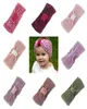 Winter Baby Girl Knit Headband Kids Wool Hairwrap Ear Warmer Hair Band Crochet Accessories Bow Headwear3379707