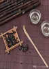 Colher de chá de bambu artesanal matcha colher varas cerimônia de chá acessórios retro relaxante estilo fazenda colheres de chá tool4999571