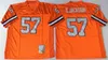 1977 1990 1994 Retro Futebol 57 Tom Jackson Jersey 77 Karl Mecklenburg 65 Gary Zimmerman 18 Peyton Manning 7 John Elway Vintage 75º aniversário Marinha Branco Laranja