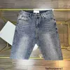 Designer Correct Top Edition Herbst Neue Roewe Kleine Flamme Stickerei Brief Jeans Herren Füße Hosen Trendy HerrenH3E5