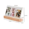 Frames Decor Picture Holder Vertical Acrylic LED Light 3 Inch Po Frame Instant Film Camera Table For Fujifilm Instax Mini