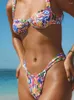 Women's Swimwear 2024 Plus Size Sexy Micro Bikini Set Push Up Bikinis Women Thong Swimsuit Bathing Suits