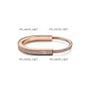 Projektant Tiffanyset Bracelets Wysoka jakość trendu marka luksusowa biżuteria Tiffanybracelet Klasyka geometryczna cyrkon zamek Rose Gold Tiffancy Naszyjnik 186