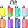 Breze Stiik Box Pro 5000 Puff Disposable Electronic Cigarette Pipe Mesh Coil 12 ml Patroner 950mA Laddningsbart rör 2% 5% 8 smaker 5K Puffs Vape Pen Kit