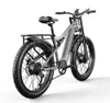 Shengmilo S600 26 Inch Electric Mountain Bike 2000W Dual Motor E-Bike Full Suspension Off-Road Fat Tyre Bicycle 840WH City Commuter Bikes E-MTB Moped