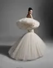 Krikor jabotian sereia vestidos de casamento design exclusivo sem alças em camadas babados apliques vestidos de noiva robe de marie vestido de noiva personalizado