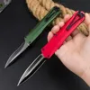 MICRO M Tech Heretic Automatic knife Outdoor Tactical Knives Aviation aluminum Handle D2 Blade EDC Pocket knife