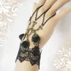 Bracelets à maillons gothiques Vintage pour femmes, en dentelle, chaîne de poignet, bijoux, Costume de fête fait à la main