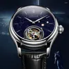 Horloges AESOP Top Luxe Star Sky Tourbillon Horloges Handmatig opwindbaar uurwerk Zakelijk voor heren Waterdichte saffierspiegel