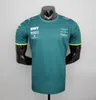 2024 Les nouveaux polos pour hommes Aston Martin Aramco Cognizant F1 Polos 23 24 Polo de l'équipe officielle d'été pour hommes décontracté à séchage rapide taille à manches courtes S-5XL