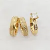 Cluster Rings Ladies Promise Proposal Engagement Bridal Sets Women Frosted 18K Gold Plated Jewelry Couples Ring Love Alliances Drop De Ot4U7