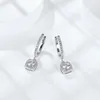 Dangle Oorbellen Luxe Mode S925 Sterling Zilver VVS1 D Kleur 1 Karaat Moissanite Diamant Klassieke Vierkante Tas Voor Vrouwen Feest bruiloft