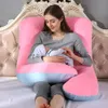 妊娠中の女性のための116x65cm妊娠中の枕妊娠のソフトクッション産科サポート睡眠ドロップ240321のための母乳育児