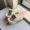 Berühmter Designer neu-Web-Sneaker Männer Frauen Gummi Außensohle Freizeitschuhe Leder Leder und Ebenholz Original Canvas Sticked Sneakers Größe 35-45 mit Box