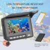 WF05C 20M 8500mAh Batteri Underwater Fish Finder Videokamera för fiske 4.3 "Monitor 8 Infraröd IR LED Fishfinder