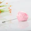 Pins, Broschen Herren Anstecknadeln Handgemachte Rose Blume Boutonniere Stick Für Mann Anzüge Schmuck Zubehör Drop Lieferung Dhoxn