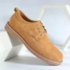 Mocassins en daim et cuir pour hommes, chaussures décontractées, à la mode, pour fête, mariage, grande taille 38-46