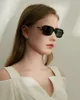 Okulary przeciwsłoneczne europejski w stylu amerykański modny prostokątny kształt ochrony UV kobiety okulary przeciwsłoneczne vintage retro podróżujące okulary przeciwsłoneczne