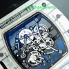 RM Watch Swiss Watch Tactical Watch RM61-01 Machine bytte till White NTPT Luxury Chronograph Timepiece