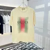 デザイナーGファミリー夏の男性用の短袖Tシャツ、純粋な綿、シンプルでトレンディな若者、ハンサムでゆったりとフィット感のある学生半袖ボディGPAZ