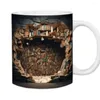 Canecas Cerâmica Livro Amante Caneca Bonito Bookworm Coffee Cup Estante para Amantes Exclusivo Biblioteca Prateleira