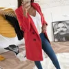 Mens Jackets Autumn Winter Long Wool Coat Women Plus Size Double Breasted Elegant Ladies Solid Pocket Outerwear 5XL